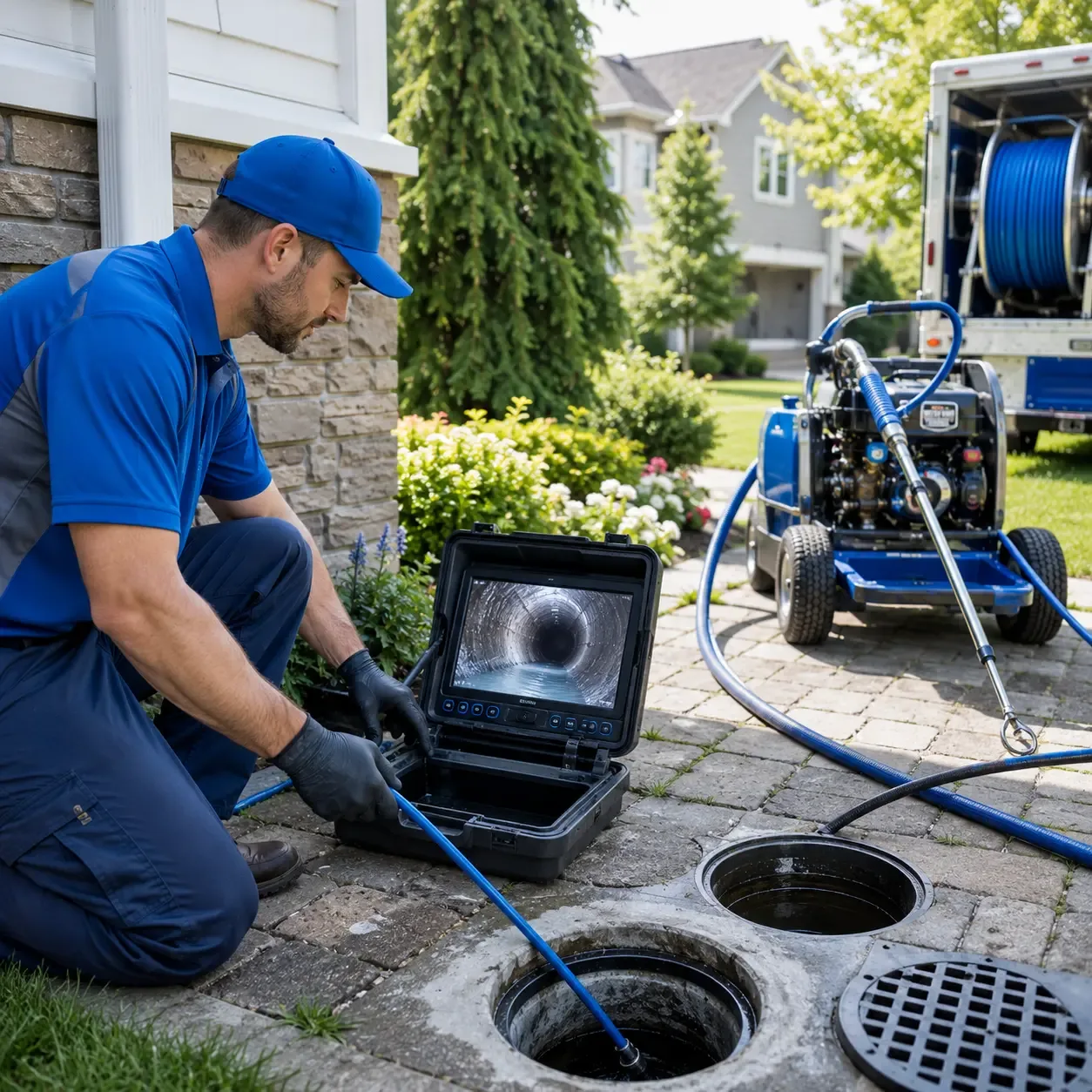 Outdoor drain cleaning professionals serving Gasburg, VA